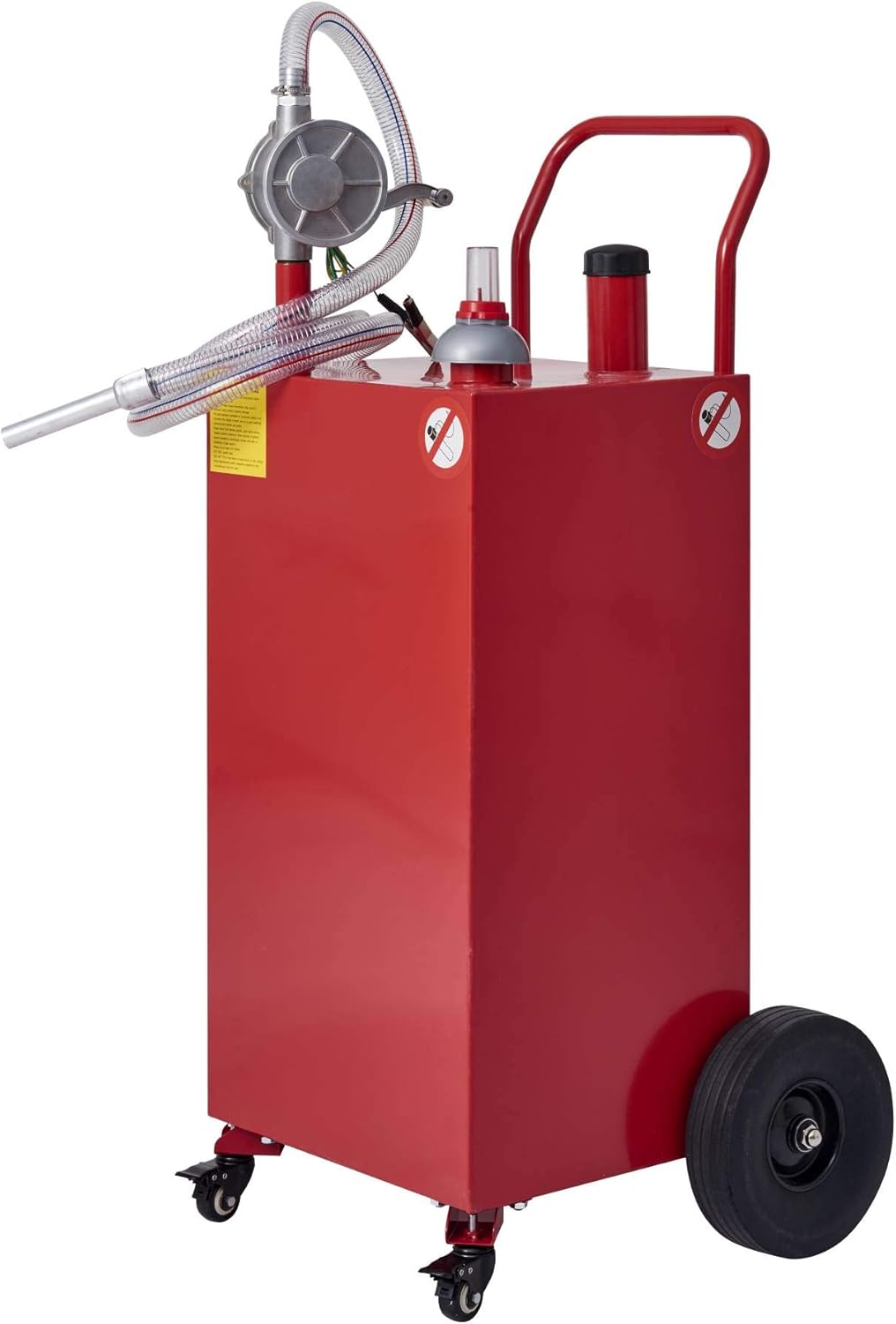 Buy Orion Motor Tech 35 Gallon Fuel Tank on Casters & Wheels, Portable Gas Caddy with Fuel