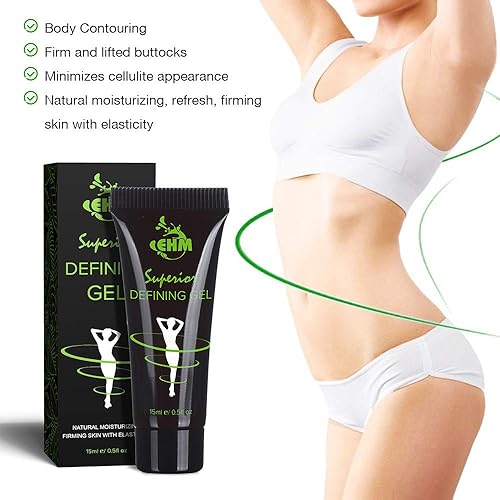 Miniatura 2 de EHM Ultimate Defining Body Gel Aplicador Lipo Gel Cream funciona para reafirmar tonificación contornear 0.5 fl oz (0.5fl oz) ea