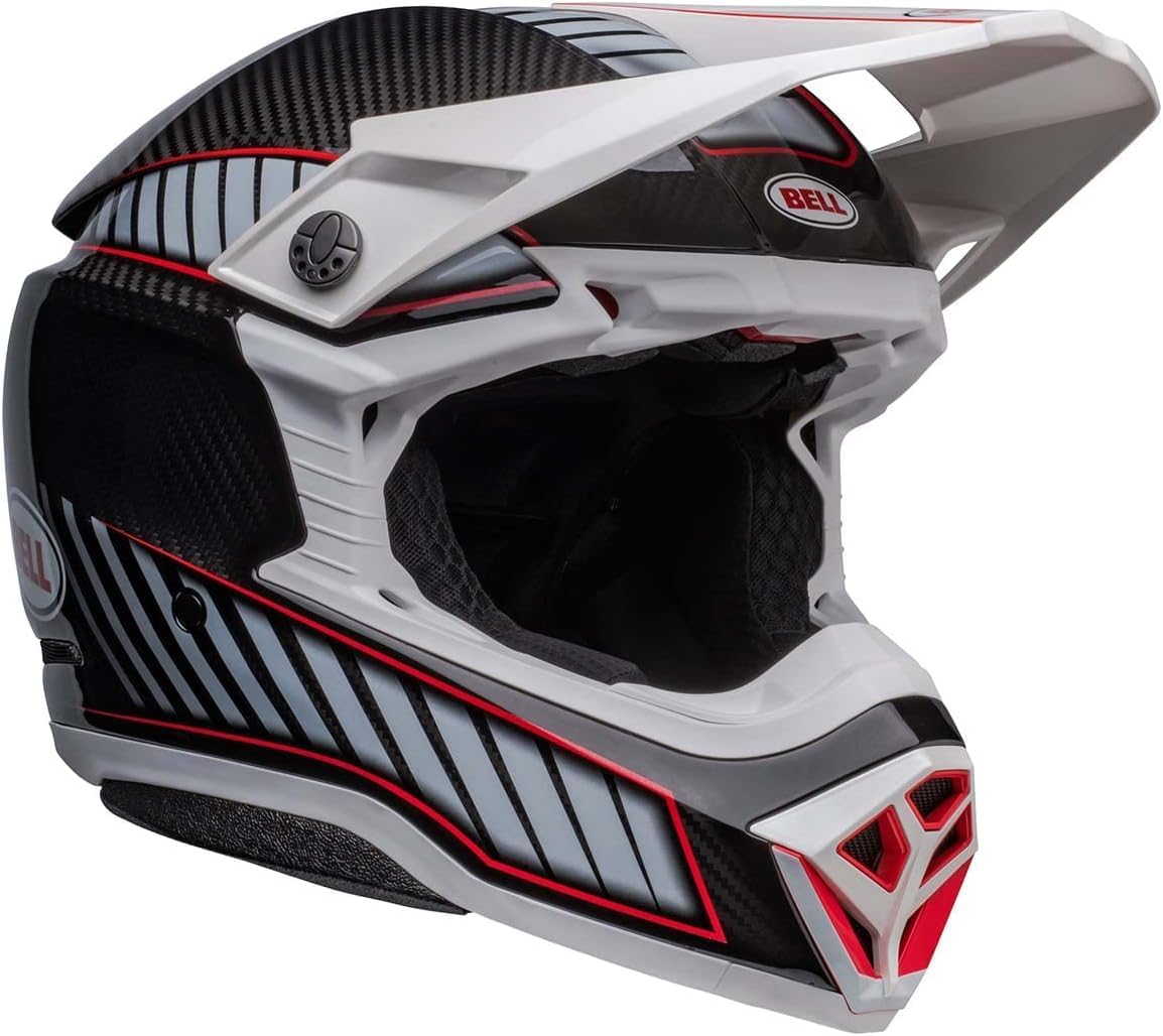 BELL Moto-10 Spherical MIPS Helmet (Rhythm Gloss White/Black - X-Small)