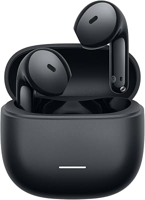 Xiaomi Redmi Buds 8 Active, écouteurs Semi-Intra, autonomie 37h, Noir | Transducteur Titane 14,2 mm, Basses puissantes, Co...