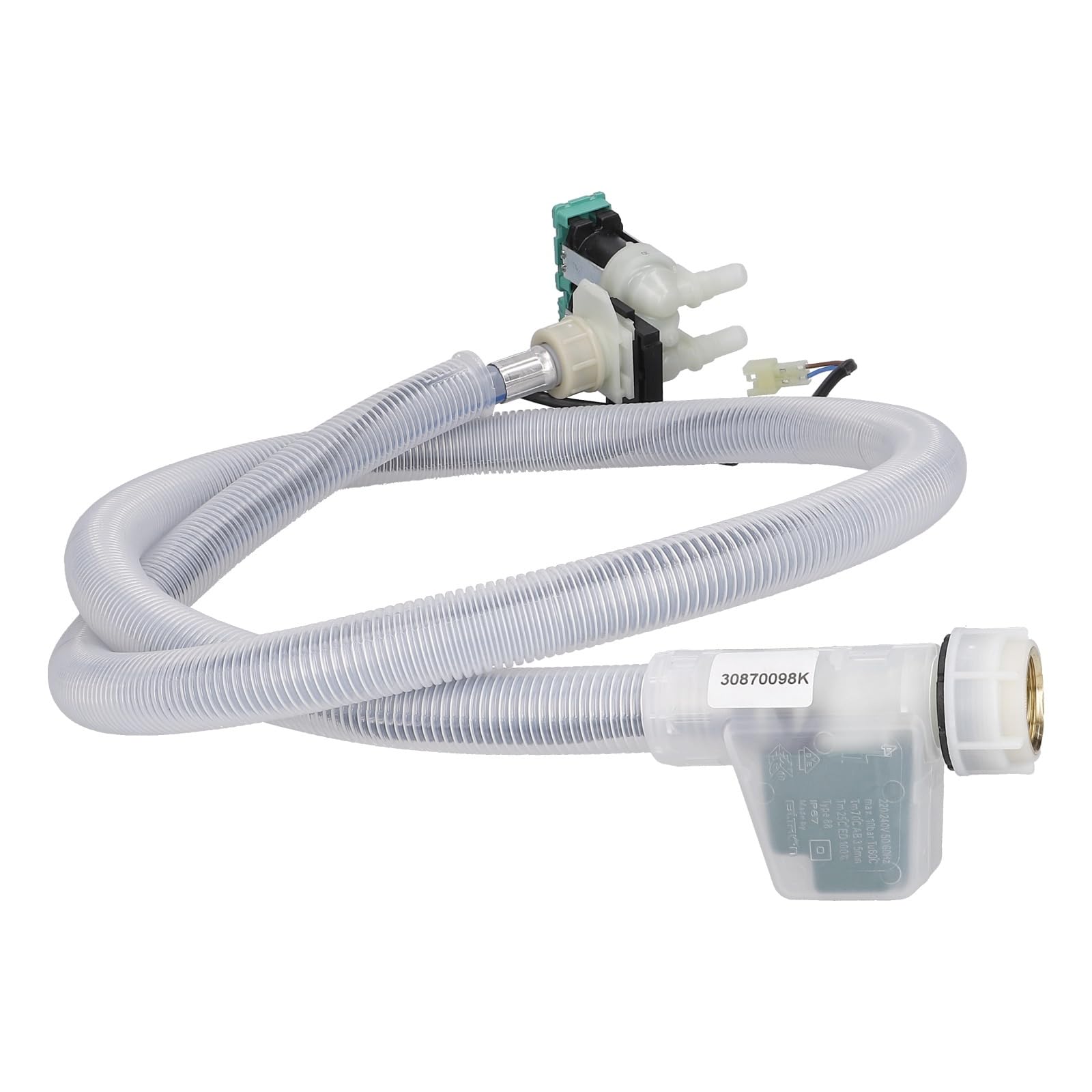easyPART passend für Bitron/Elbi Typ 88 Zulaufschlauch Aquastop 1,5m | für SIEMENS 00667327 in Waschmaschine, 667327, Magnetventil, Original, Aquastopschlauch, Kompatibel mit Constructa