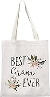 Vista 1 de GJTIM Regalo de cumpleaños de Gram Best Gram Ever Gift Quote Maquillaje Cremallera Bolsa Bolsa Abuela Cosméticos Bolsa, Bolso Best Gram Ever, Moderno