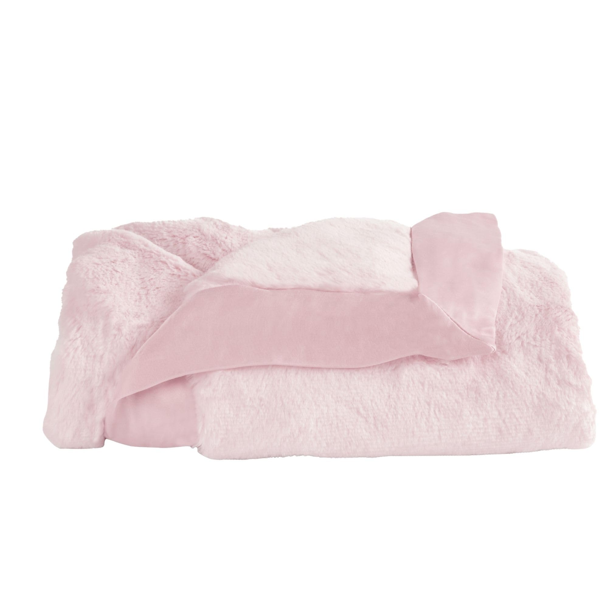 Little Giraffe Baby Blanket - Luxe Soft Blanket with Satin Trim - Baby Stroller Blanket - Newborn Baby Essentials & Baby Gifts - 29x35" - Pink