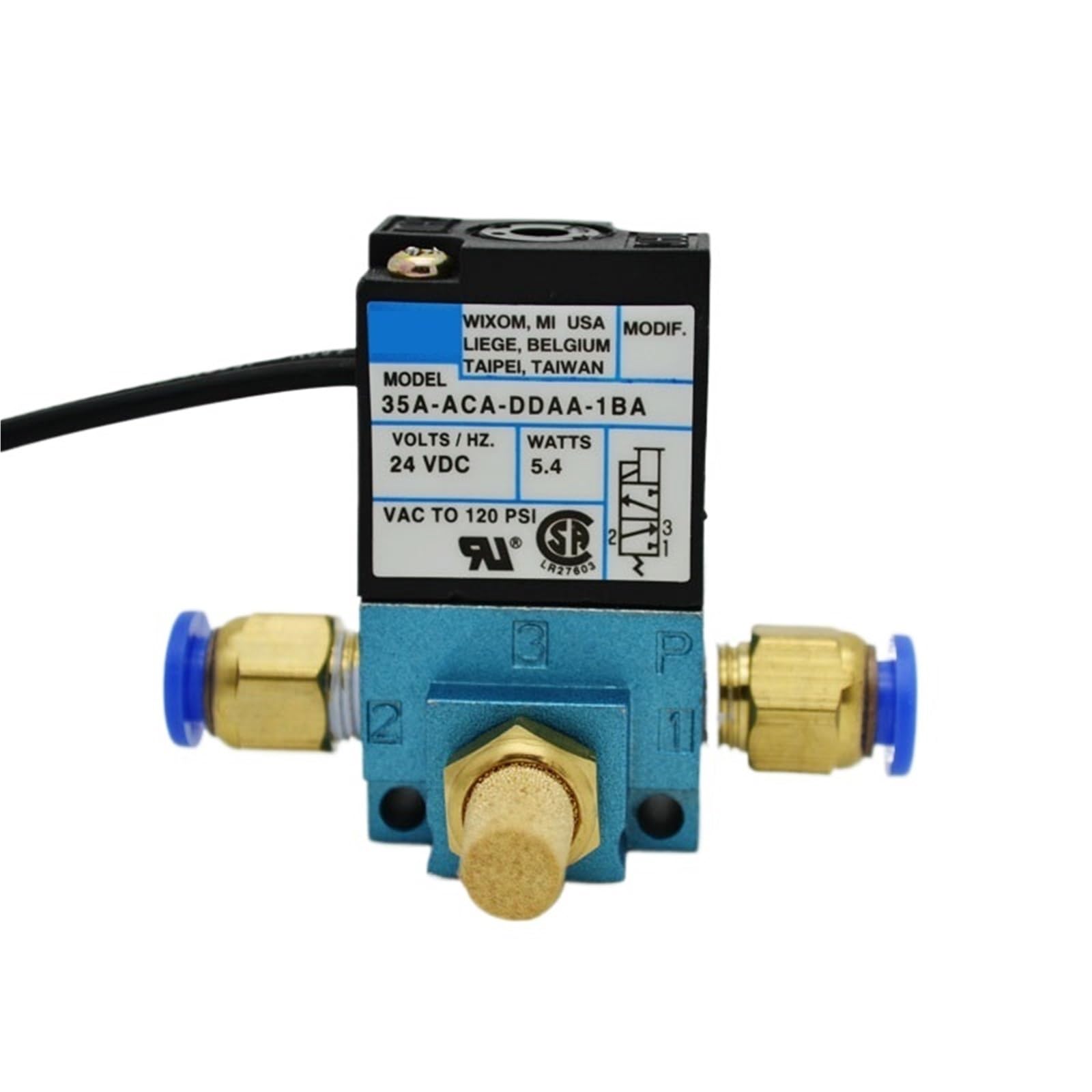 Électrovanne 3 voies 1/8 BSP NPT électrovanne haute fréquence MAC 35A-AAA-DDBA-1BA