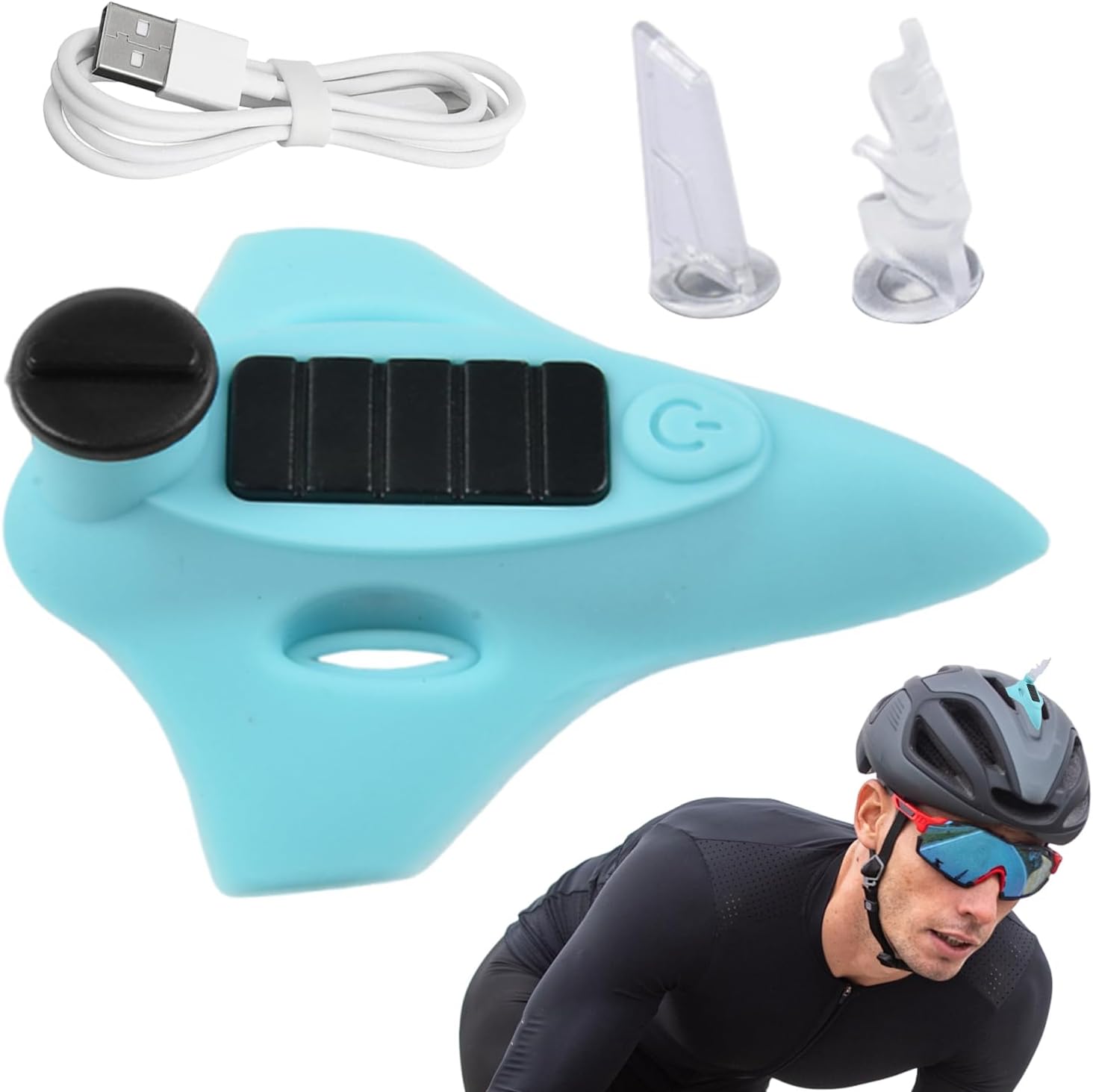 Motorcycle Hat Light - Compact Helmet Light for Night Riding,Bright Lamp Warning Accessories Lightweight Lighting for Dirtbike Adventure Riding Scooter Night ATV