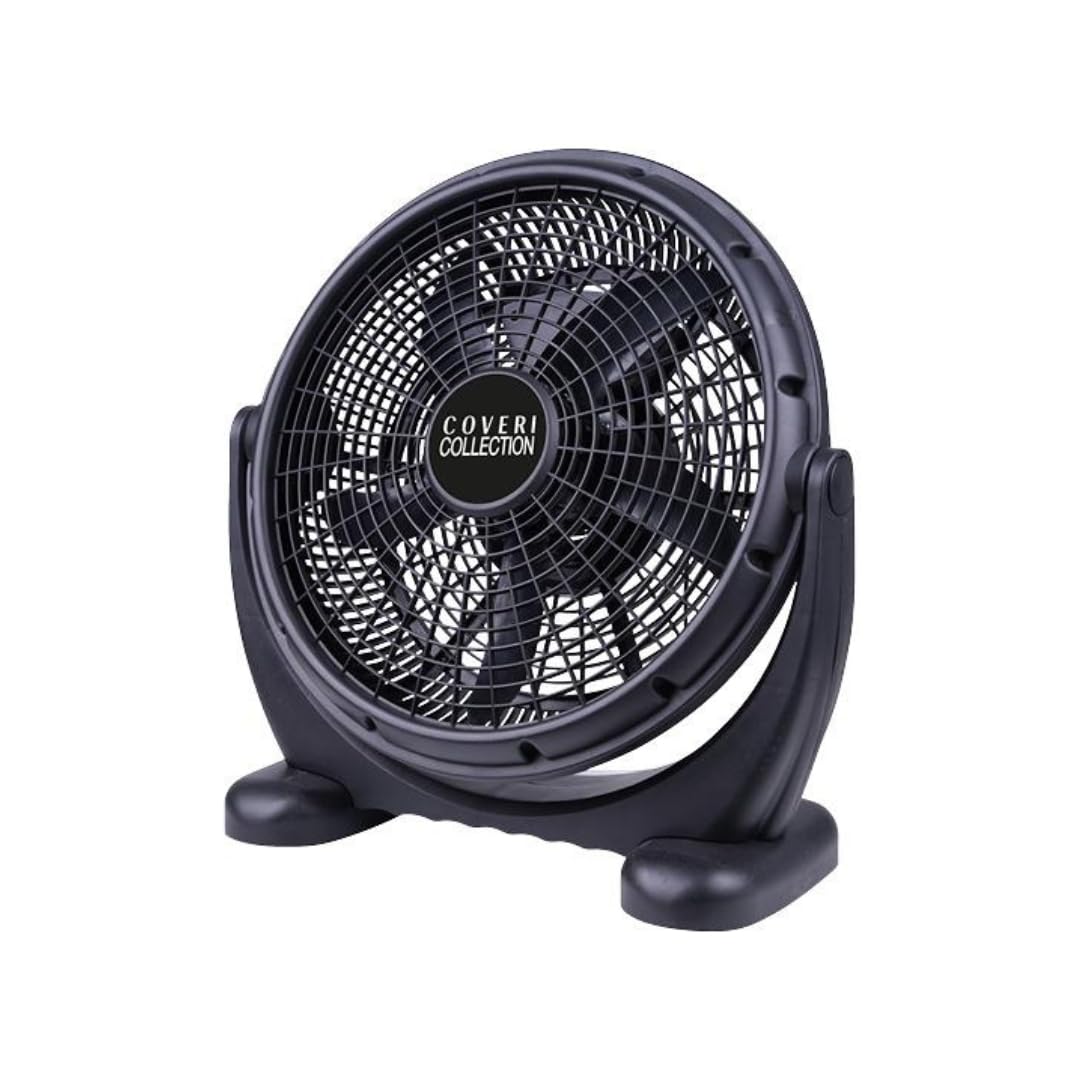 VENTILATORE DA GIARDINO NERO 55W 40cm