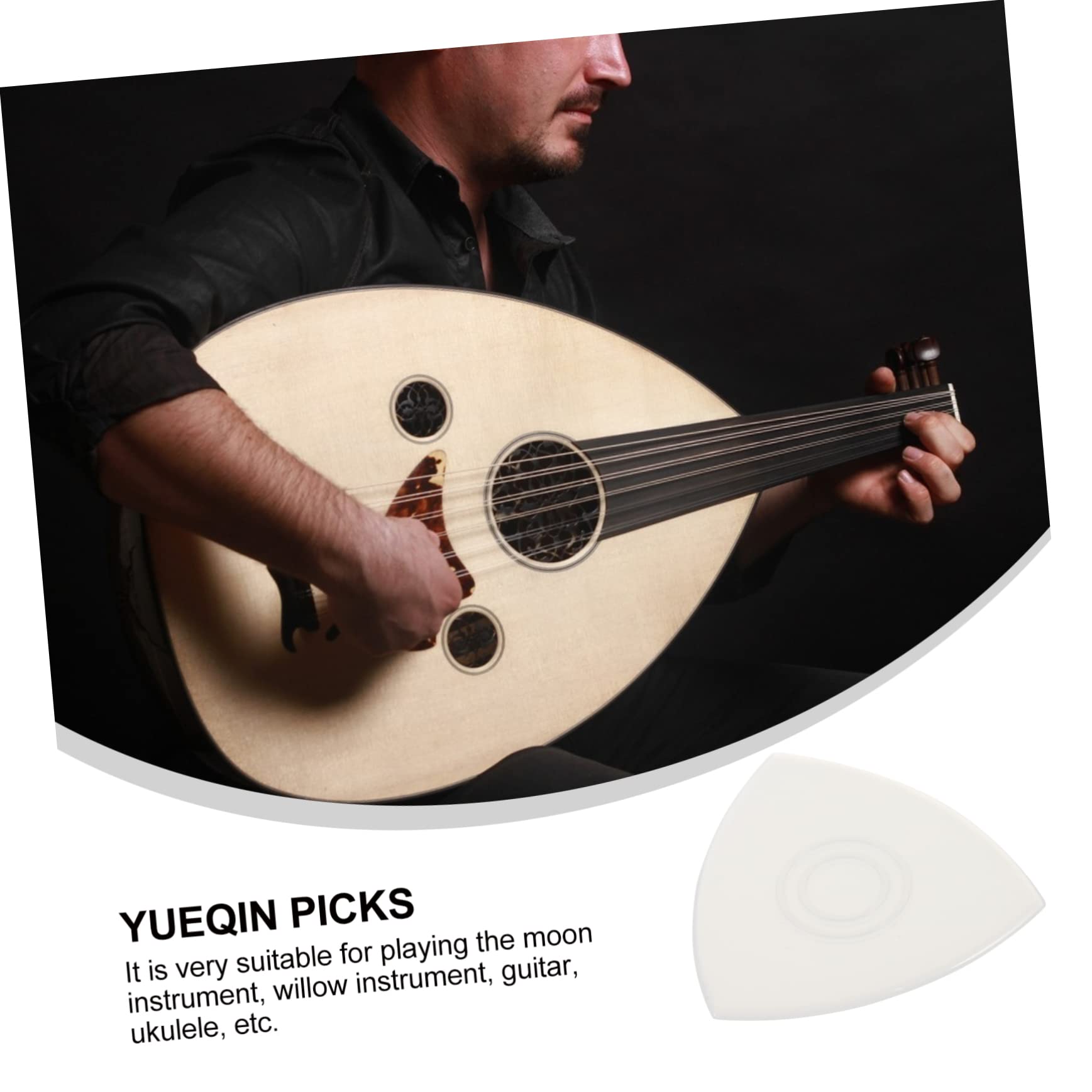 VICASKY 48 Piezas púa de nailon puas guitarra acústica guitar picks ukelele bajo suministros de instrumentos puas de guitarra electrica selecciones de liuqin púas de guitarra exquisitas