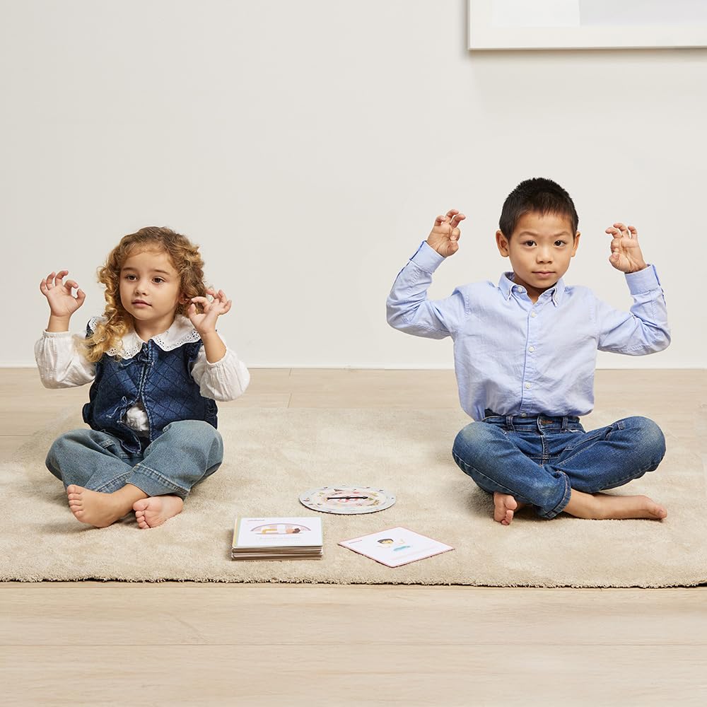 Miniland - Spin & Chill, Yoga and Mindfulness Game with Spinner and Cards, Not Color, 20 cm x 6 cm x 0.25 cm - Image 3