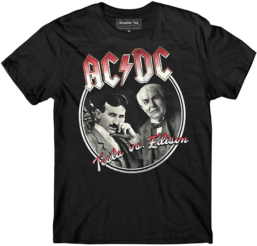 Smart People ClothingNikola Tesla t-Shirt, Edison t-Shirt, Free Energy t-Shirt, Screenprinted