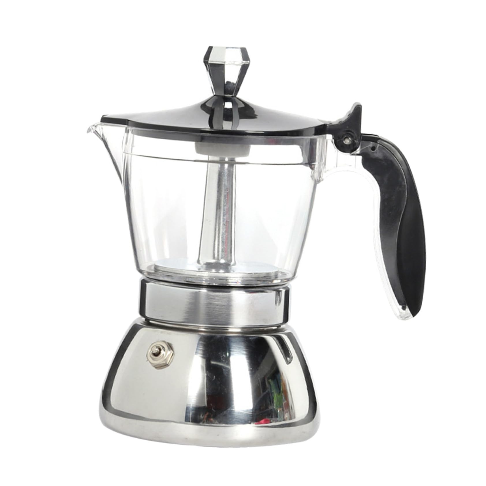 Hemobllo Cafetera Transparente Visible Para Casa Cafetera Espresso Manual De Hervidor De Duradero Para Preparar Café