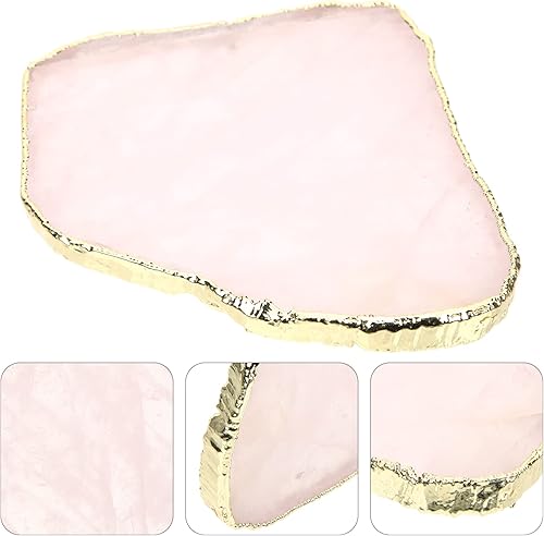 Miniatura 6 de Beavorty Posavasos de piedras preciosas para bebidas, manteles individuales de cristal, manteles individuales de cristal, plato para cupcakes, café,