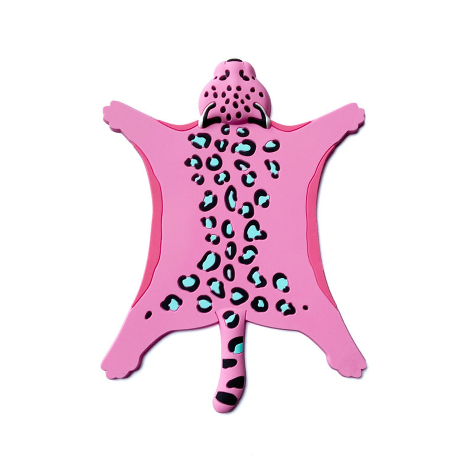 Mekalero Cartoon Animal Silicone Insulated Water for Ceramic Leopard Cartoon Shape Cup Mat Heat Insulation