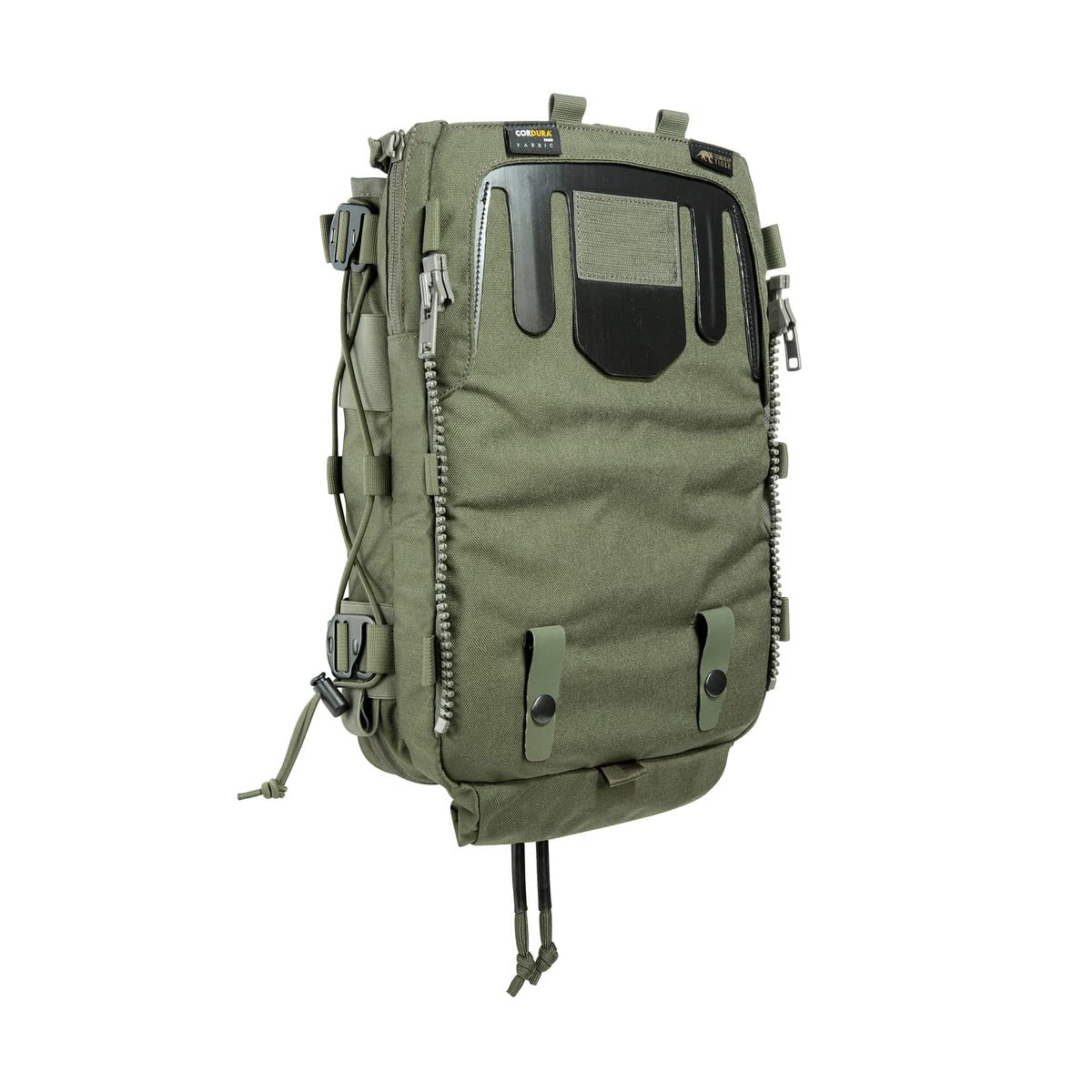 Tasmanian Tiger TT Tool Pack ZP Sac supplémentaire Breach pour porte-disques avec fixation Lasercut Molle et fermeture éclair, avec adaptateur pour système MOLLE