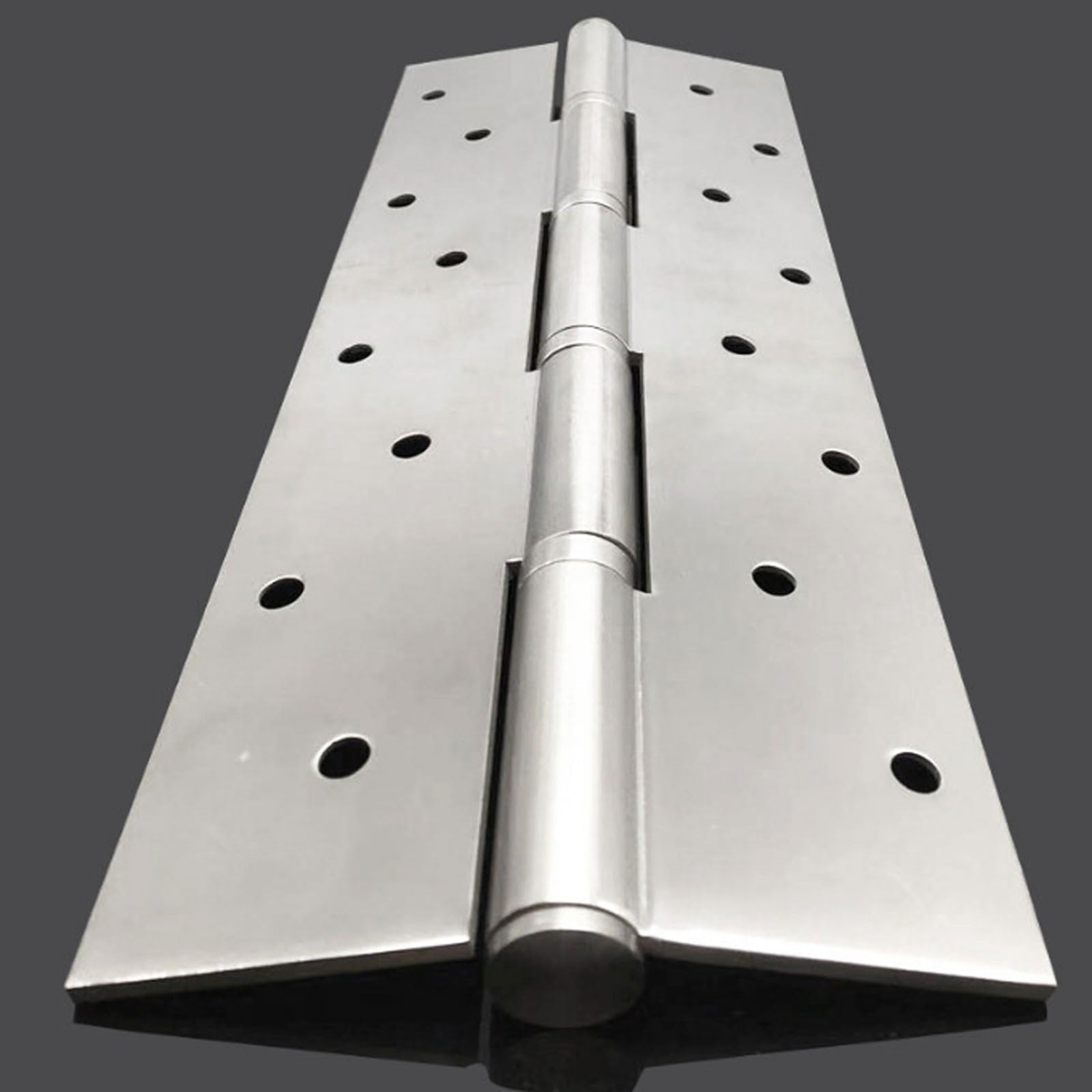 Bisagra de rodamiento acero inoxidable ensanchada, bisagra maquinaria Industrial silenciosa gruesa 12 pulgadas, Hardware con acabado cepillado