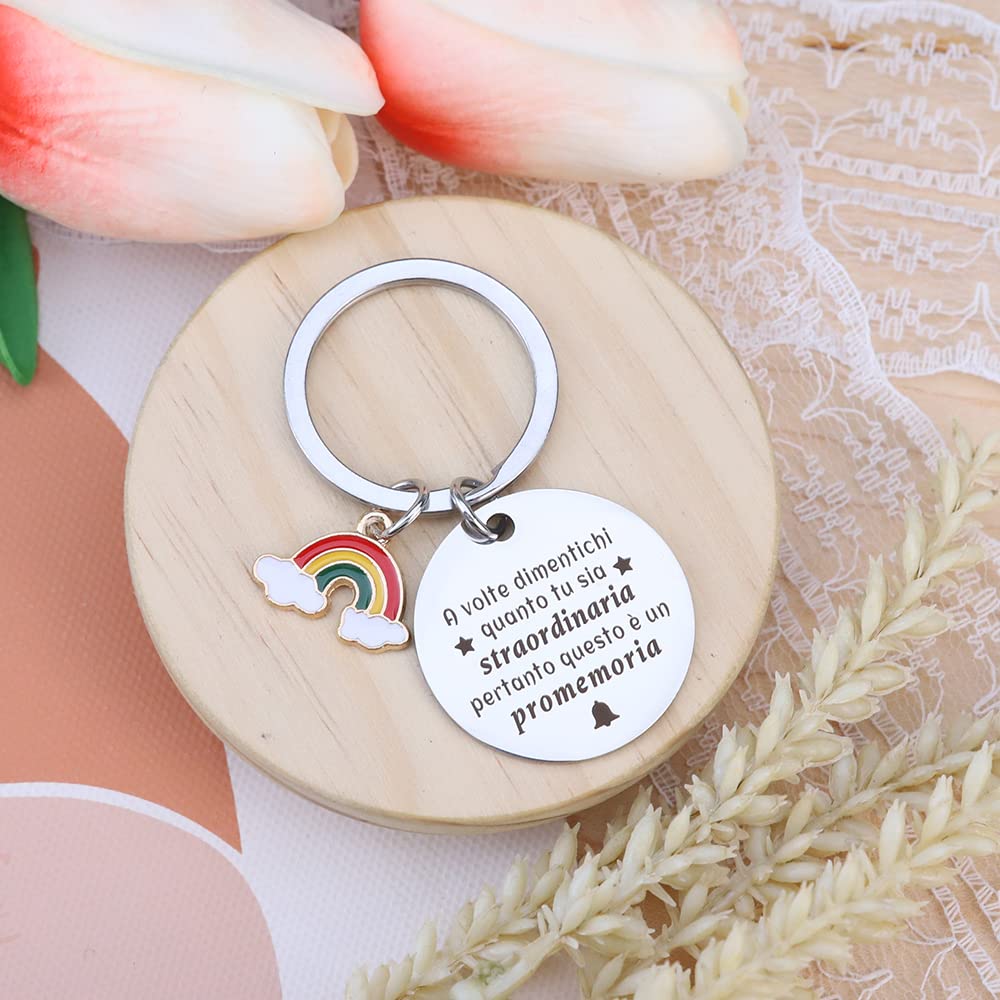 BOMEON Regalo Amica,Regalo Migliore Amica,Portachiavi Amicizia,Idee Regalo Amica,Regalo Sorella Amica Collega Donna Colleghe Natale,Regali Da Fare Alla Sorella