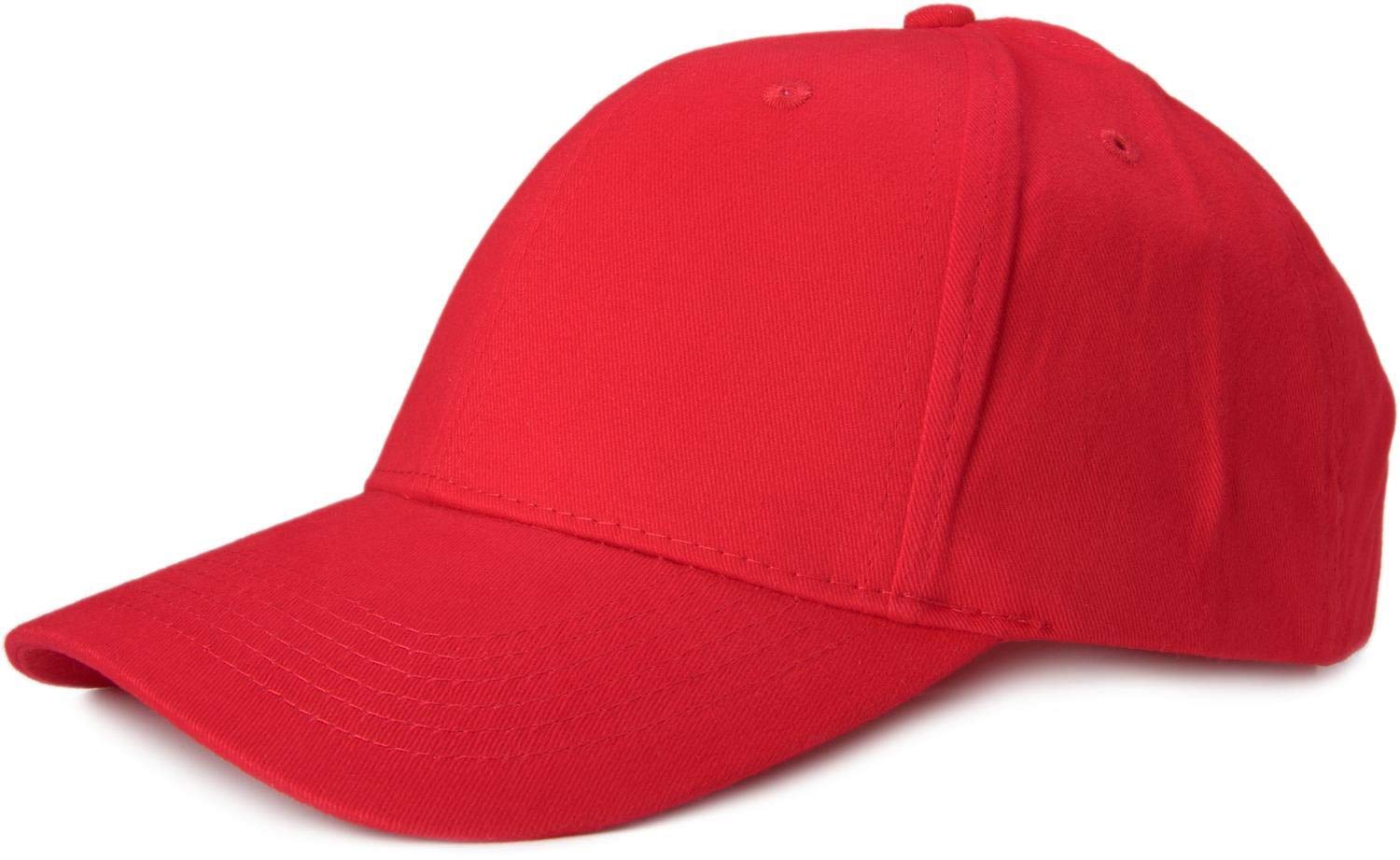 styleBREAKER Czapka baseballowa unisex ze szczotkowaną powierzchnią, 6 paneli czapka w jednolitym kolorze, regulowana z zapięciem na rzepy 04023018