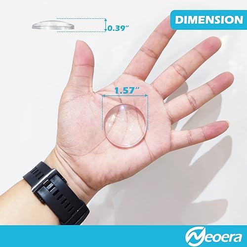 Miniatura 6 de Neoera Protector de pared para tope de puerta (transparente, paquete de 8) - Gel silencioso y absorbente de golpes, protector de parachoques