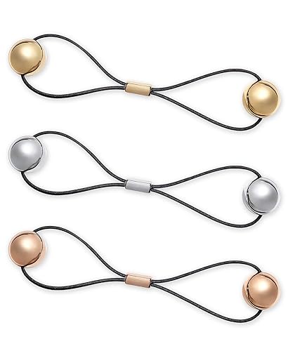 INC International Concepts I.N.C. - Juego de 3 piezas de soporte para cola de caballo de doble bola