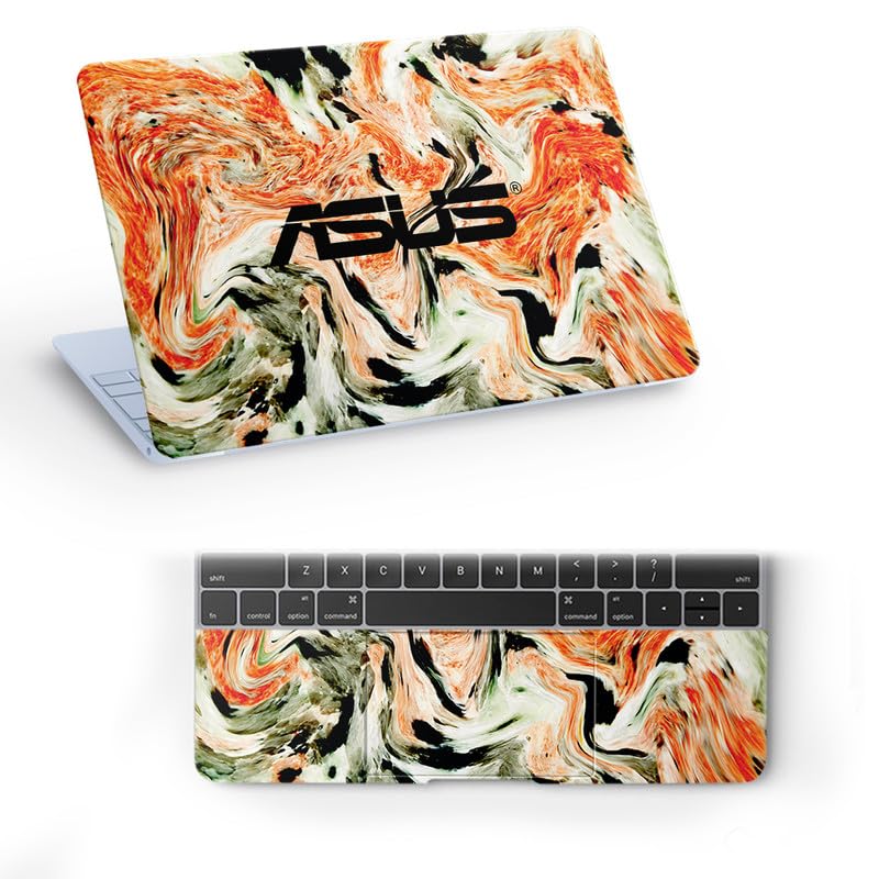 Image of Galaxsia Marble D3 Full Vinyl Laptop Skin /Sticker /Cover for 14 Inches Laptops Laminated-Removable-HD Quality Compatible for Hp-Dell-Sony-Lenovo-Asus etc.(13.8x9.6 Inches)