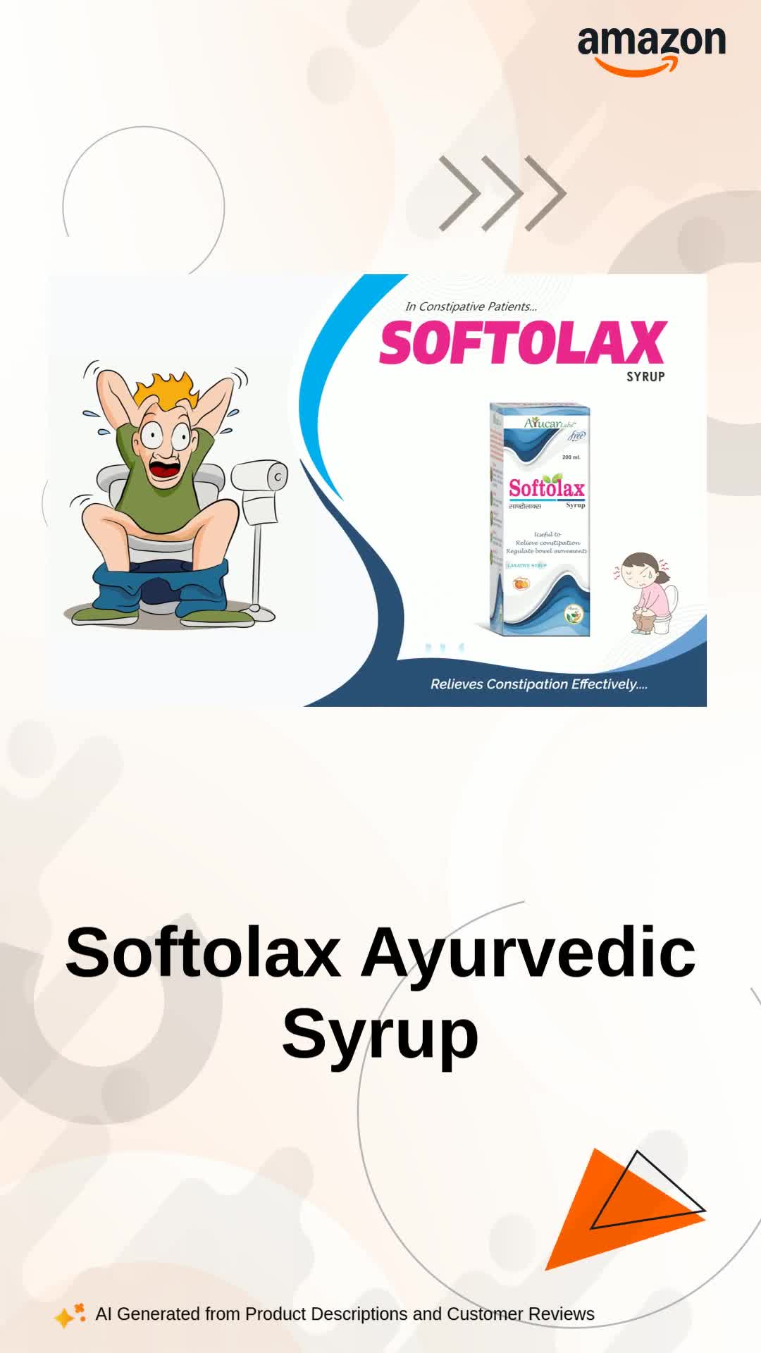 Softoolax Watch Softolax Ayurvedic Syrup on Amazon Live