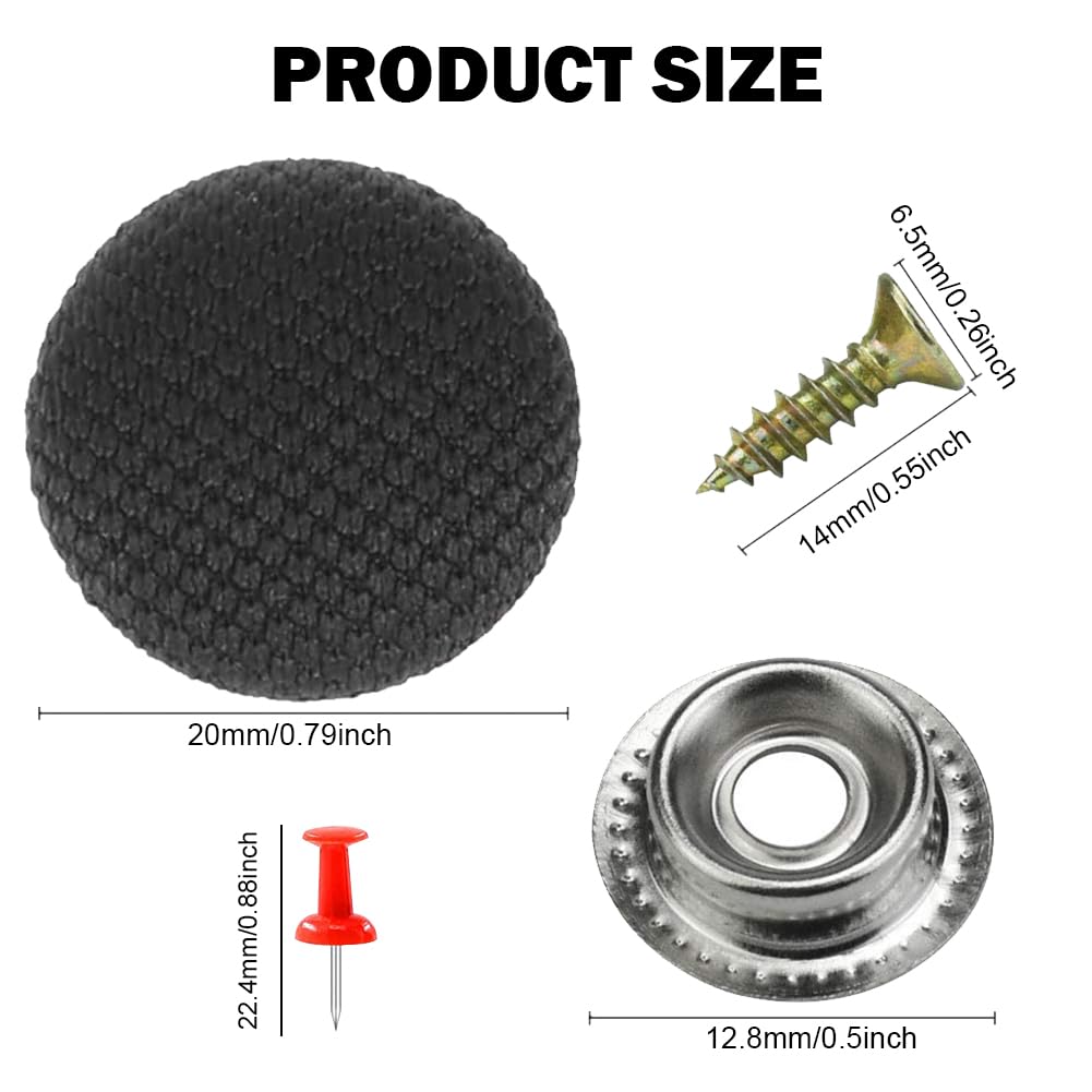 65Pcs Kit Riparazione Cielo Auto, Vite Per Riparazione Tetto Auto, Rivetti per Riparazione Tetto Auto, Universali Riparazione Rivetti Pulsante con Vite, Ripara Cielo Auto Set Riparazione Cielo Auto