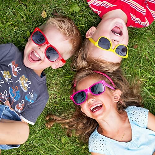 FEPITO Kids Sunglasses Bulk Party Favors Goody Bag Fillers for Beach Birthday Party Pool Wedding Party Supplies