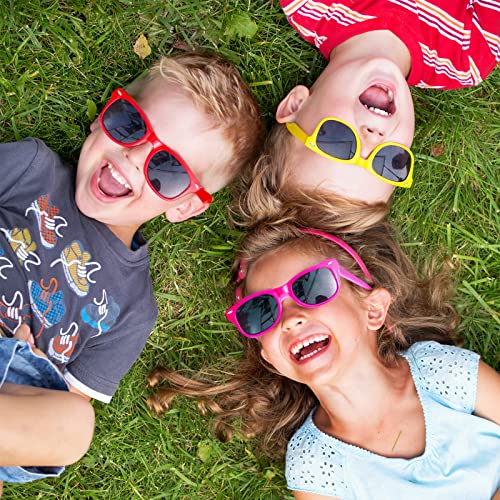 FEPITO 20 Pack Kids Sunglasses Bulk 10 Colors Sunglasses Party Favors Goody Bag Fillers for Halloween Beach Birthday Party Pool Wedding Party Supplies by FEPITO - Used condition - Image 6