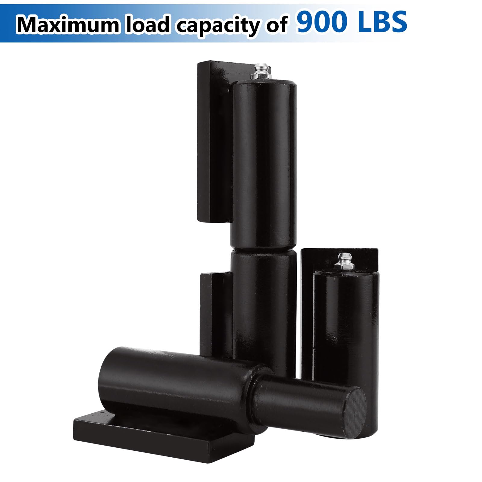 2pcs Charnières De Portail à Sangle En T, 17,5 X 7 Cm Charnières De