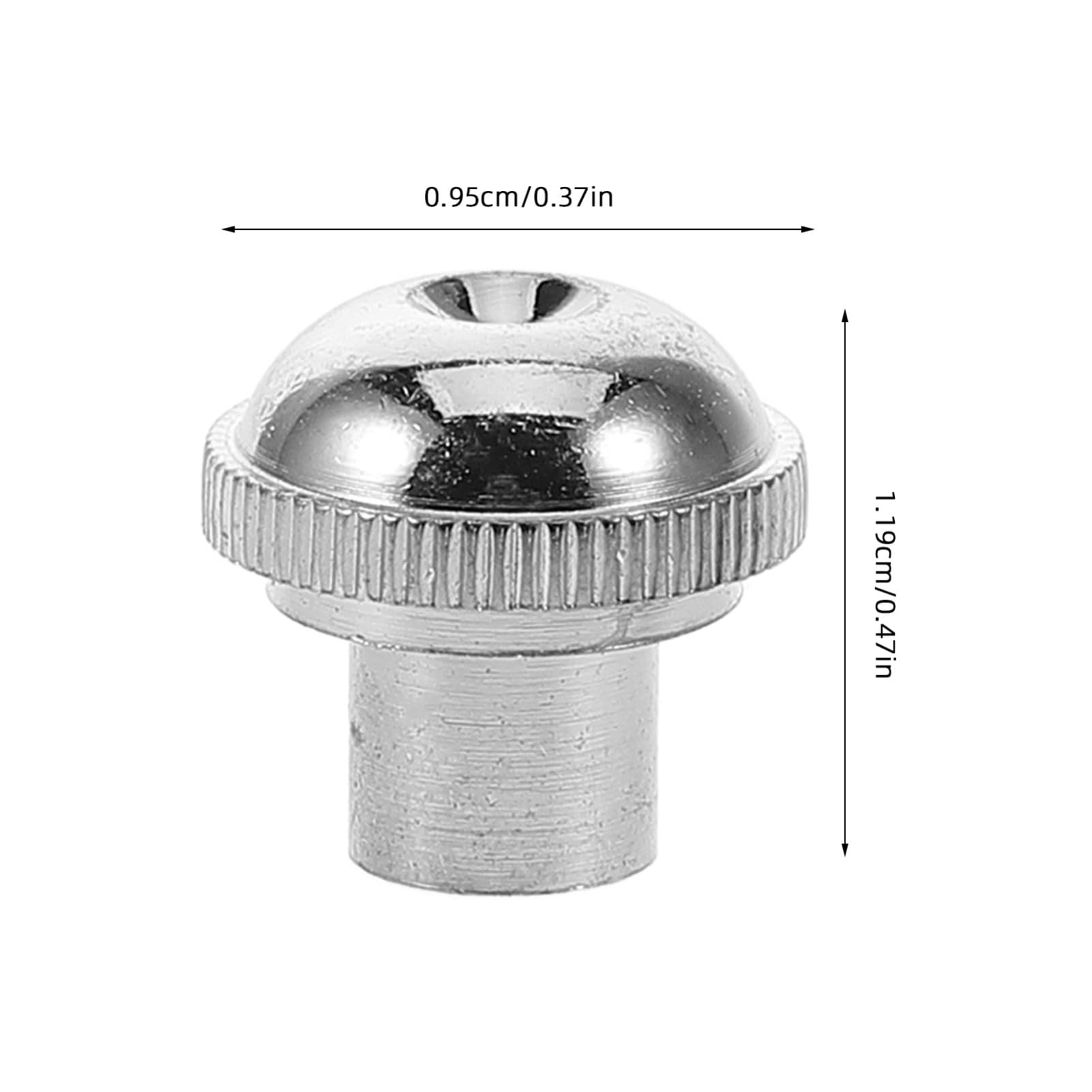 COSMEVIVI Head Screw Cap Aluminum Alloy Crown Covers Headjoint Crown for Durable and Easy to Replace