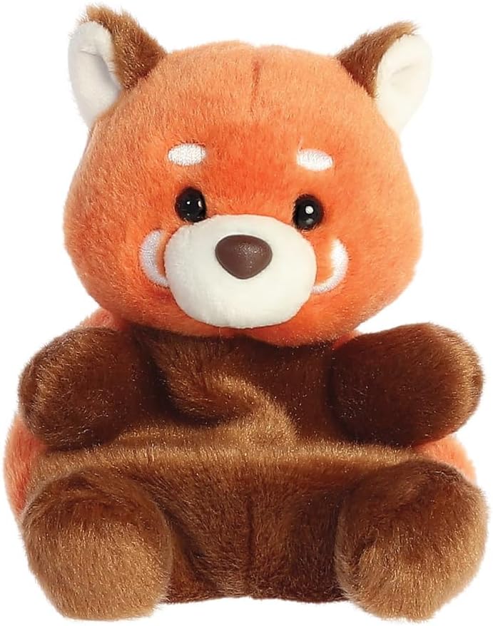 Aurora, 33719, Palm Pals Rei Red Panda 5 In, Soft Toy, Red & Brown