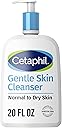 Cetaphil Face Wash, Hydrating Gentle Skin Cleanser for Dry to Normal Sensitive Skin, 20 oz, Fragrance Free, Soap Free and Non-Foaming