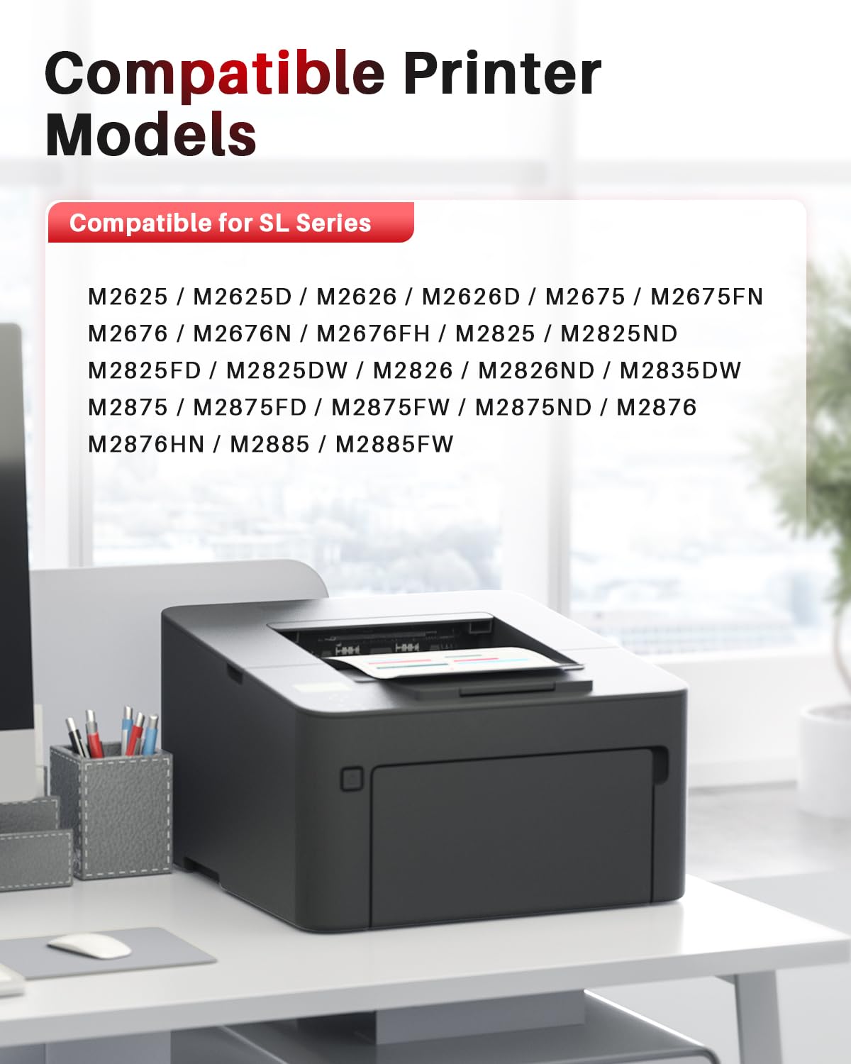 Halloya D116L MLT-D116L Compatibili per Samsung MLT D116L D116S Cartucce Toner per Samsung Xpress M2675F M2885FW M2835DW M2825DW M2825ND M2675FN M2625D M2875FD M2875FW M2835 M2885 M2675 (Nero, 1-Pack)