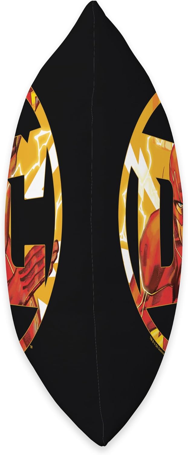 The Flash DC Comics Logo Throw Pillow