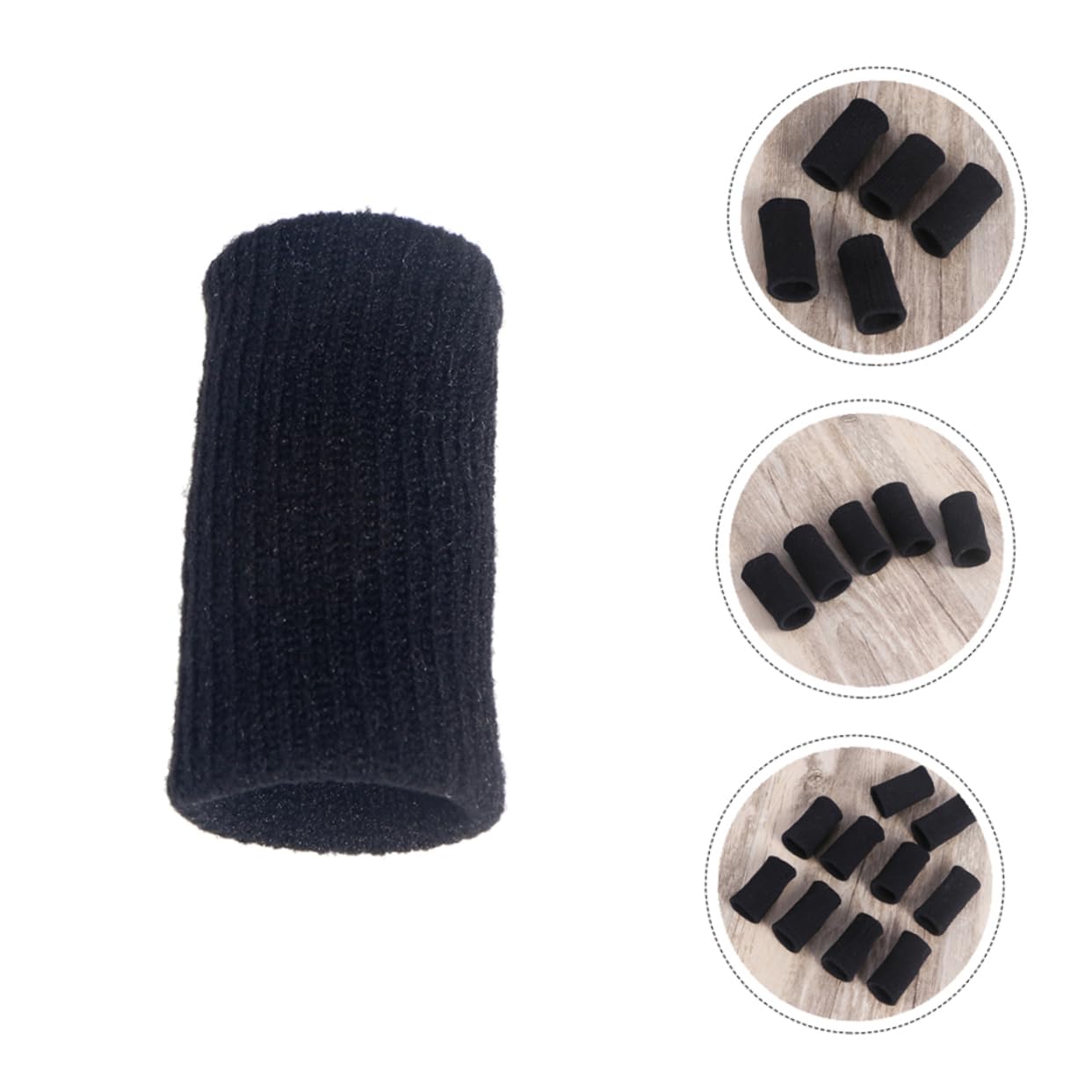 Gogogmee 20pcs Basketball Thumb Brace Finger Guard Sports Volleyball Finger Sleeves Protector