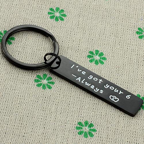 Kivosliviz Officer Gifts: I Got Your 6 Police Wife Keychain Law Enforcement Gifts for Him3