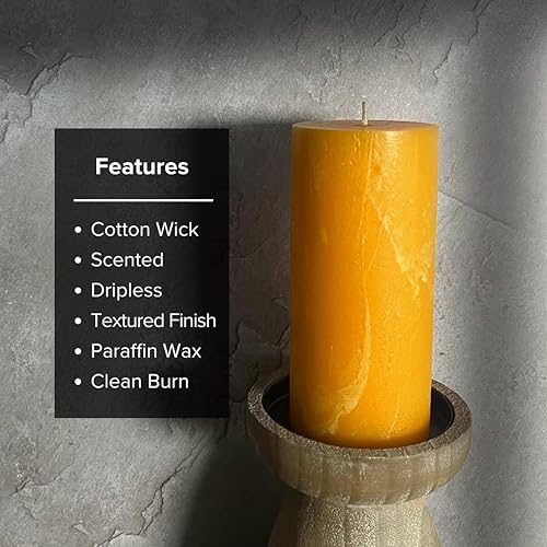 Miniatura 2 de Simply Soson Juego de 3 velas perfumadas con leche con especias de calabaza de 3 x 4 pulgadas, fragancia PSL para otoño y otoño, decoración de