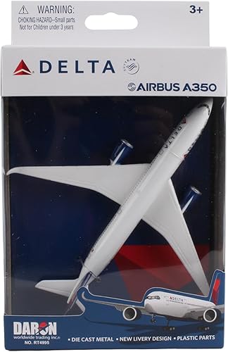 Miniatura 2 de Daron Avión único Delta A350 de comercio mundial