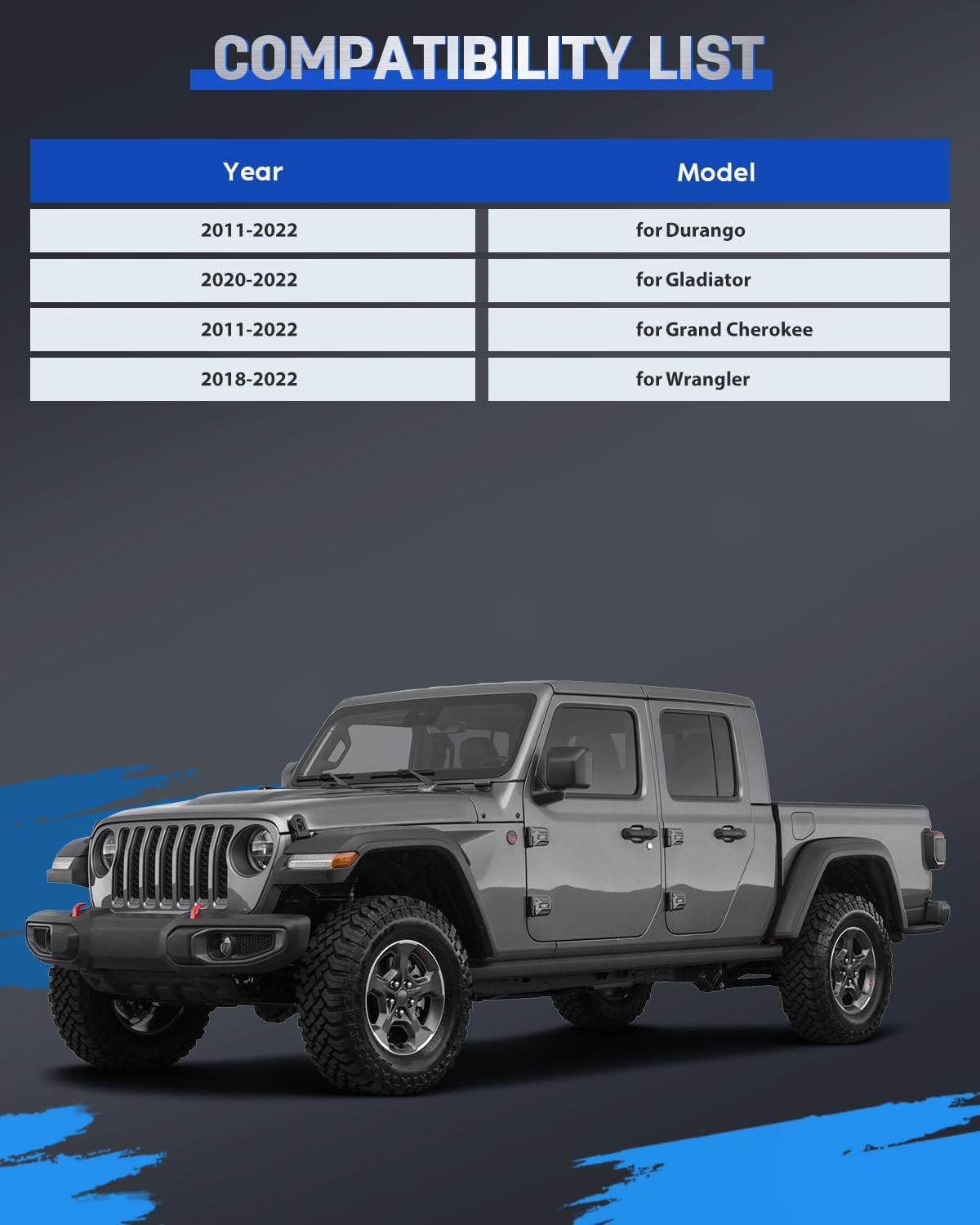 YHT Auto 2022 Jeep Grand Cherokee WK Wheel Spacer YHTWSP0381, 90