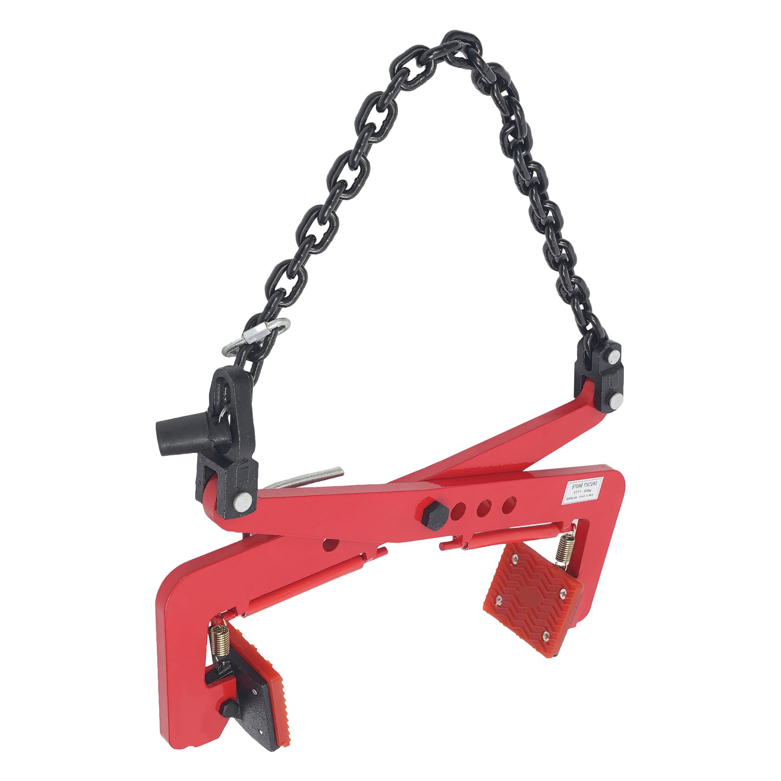 Pinza per marciapiede, 325 kg, morsetto regolabile per pietra, 12-36 cm, pinza di sollevamento per marciapiedi, pinza per marciapiedi