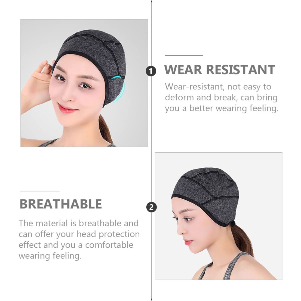 CALLARON Thermogefütterte Mütze Schutzhelm Kopf Fahrrad Herrenhelme Wandmontage Rennrad Innenfutter Für Innenfutter Für Outdoor Fahrten Inneres Polarfleece
