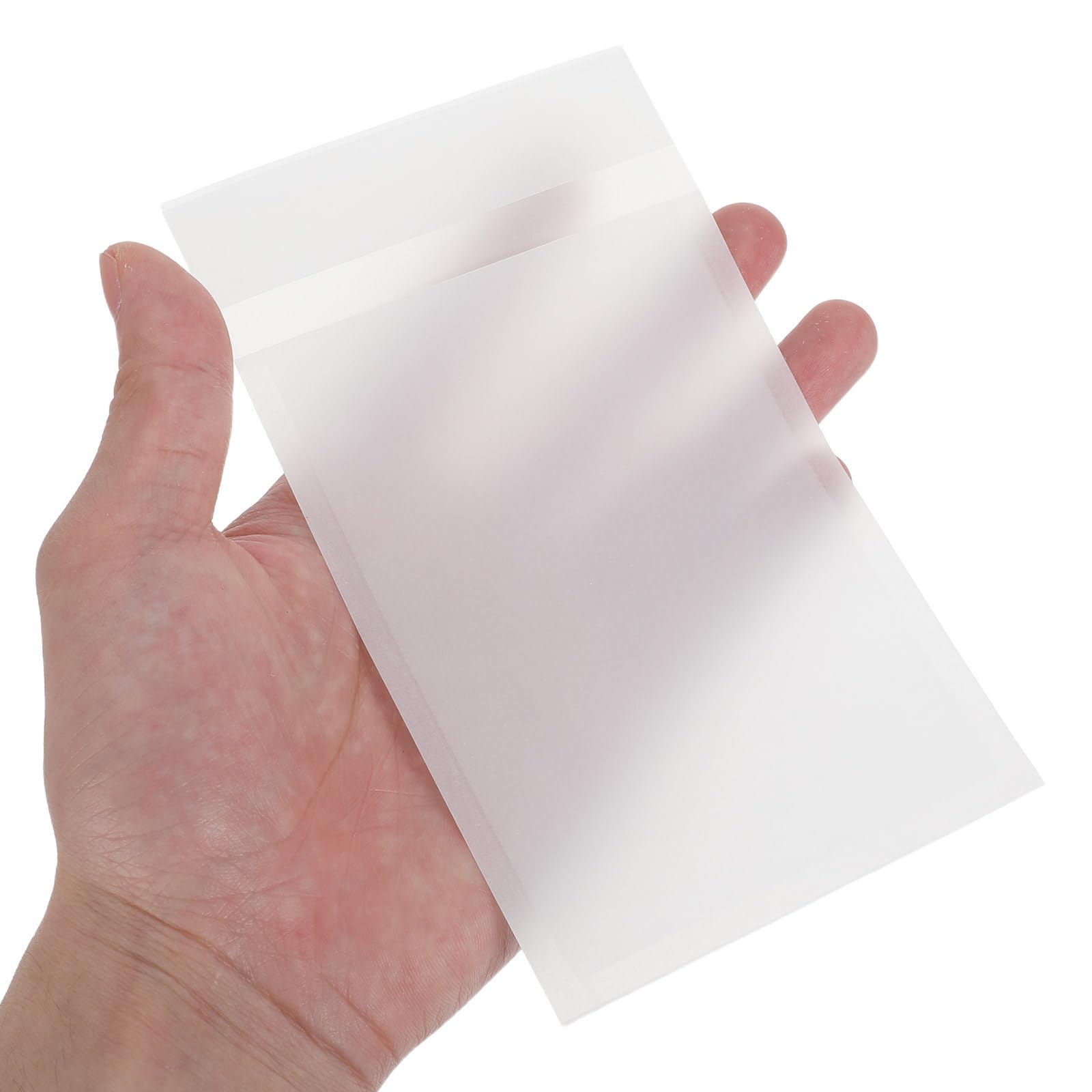 200 Stück Halbdurchsichtige Glasine Umschläge aus Pergamentpapier mit Selbstklebendem Verschluss Leichte und Vielseitige Kleiner Umschläge für Karten und Dokumente Beim Schnellen