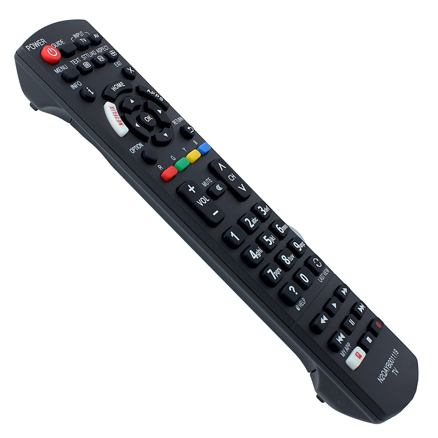 Telecomando Ricambio N2QAYB001119 Per TV Panasonic TH-43/49/55/65EX600/640/780 - Nessuna Programmazione