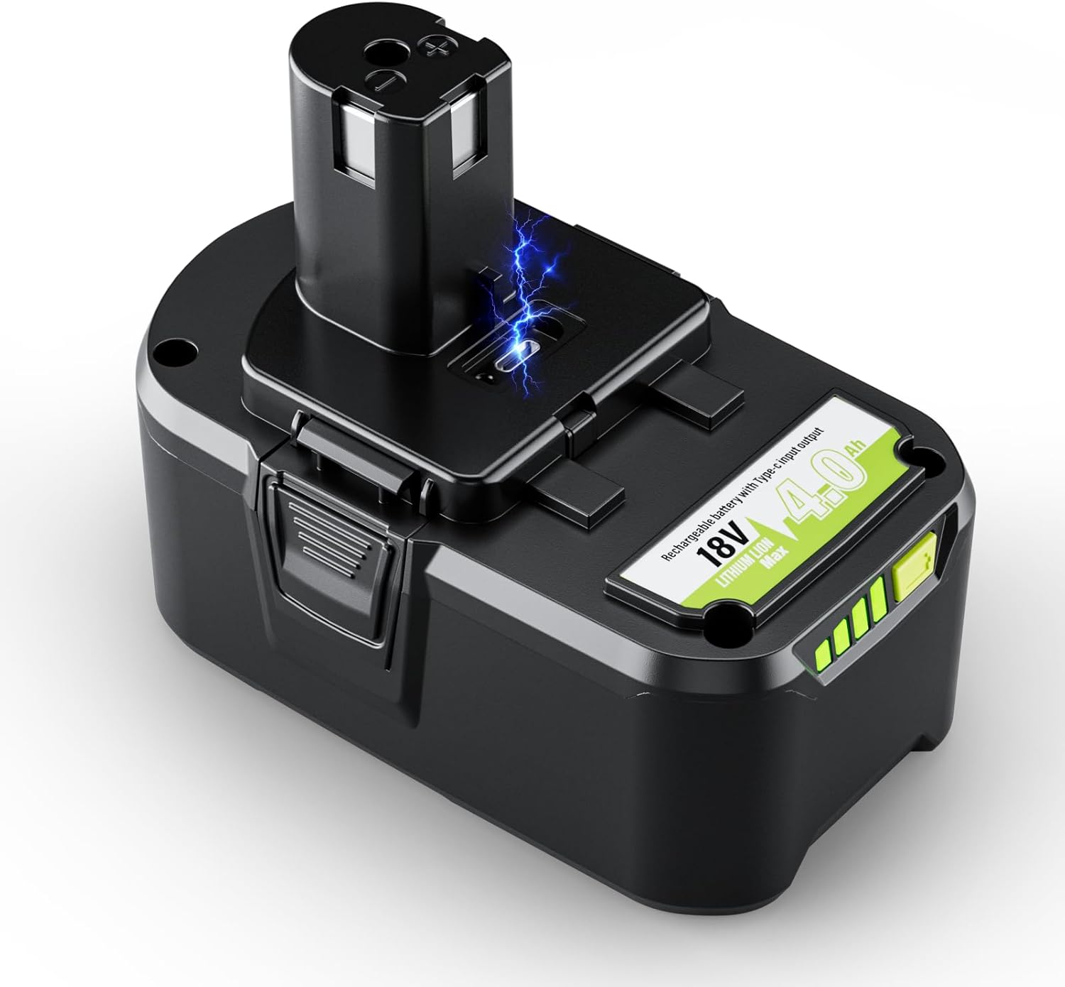 PUJIMAX 20V MAX High Capacity 4.0Ah 4000mAh Lithium Replacement Battery with Extended Runtime, Compatible with DEWALT 20V MAX XR/POWERSTACK, Jobsite Rated for Drill, Impact Driver, Circular Saw