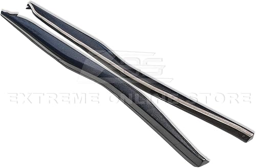 Miniatura 6 de Repuesto para Chevrolet Corvette C7 2014-2019  Z06 Z07 Estilo Faldones Laterales de Fibra de Carbono Paneles Rocker Extensión Par