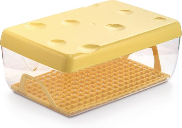 Snips 21395 Butter Container Cheese Saver 3 Liter, Plastic, Yellow