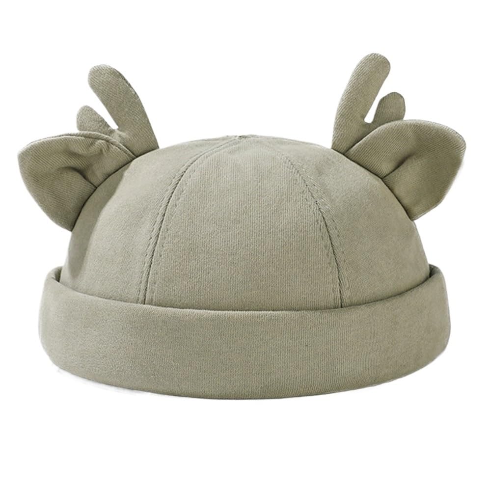 Casquette sans Bords avec Oreilles De Cerf Bonnet Docker Unisexe