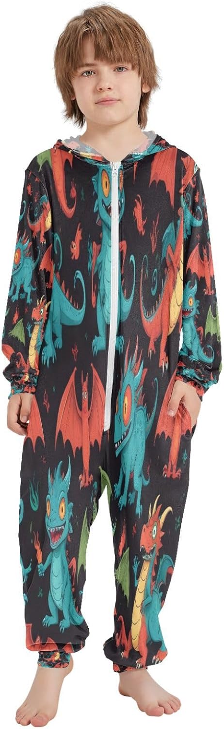 Colorful Monsters Onesie Pajamas Soft and Comfortable for Halloween Cosplay Costume/Homewear/Sleepwear