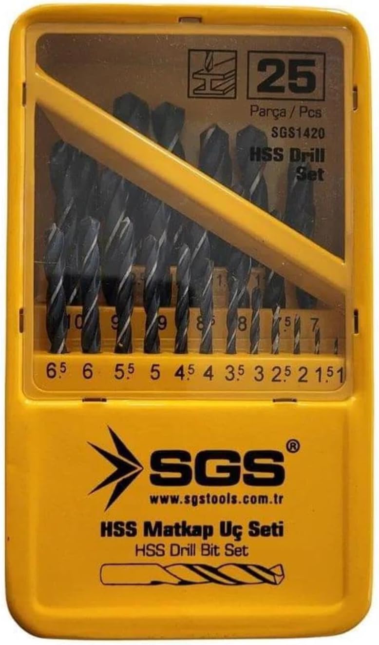 SGS 25 PARÇA HSS MATKAP UÇ SETİ SGS1420