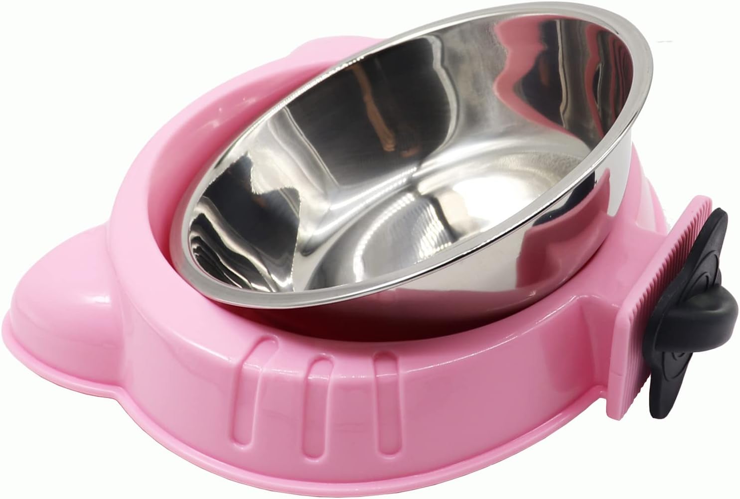 Fuwok Crate Water Bowl , 2 IN 1 Removable Crate Dog Bowl Pet Dog Coop