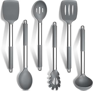 HaWare Kitchen Utensils Set of 6, Silicone Cooking Utensils 